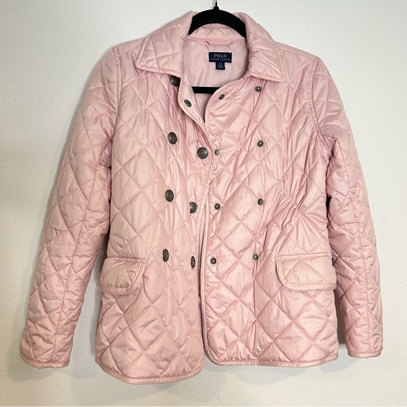 Polo by Ralph Lauren Pink Quilted Jacket Size Large 12-14 - Picture 1 of 6